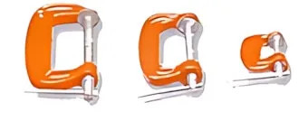 MORSETTO A C SET 3 PEZZI (25/50/75)