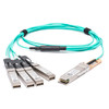 40G-DACA-QSFP4SFP1M - كابل ضوئي نشط متوافق للغاية بطول 1 متر 40 جيجا QSFP+ إلى 4x10G SFP+