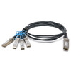 DAC-Q28-4SFP28-25G-5M - デル互換 5 メートル 100G QSFP28 から 4x25G SFP28 パッシブ ダイレクト アタッチ銅線ブレークアウト ケーブル