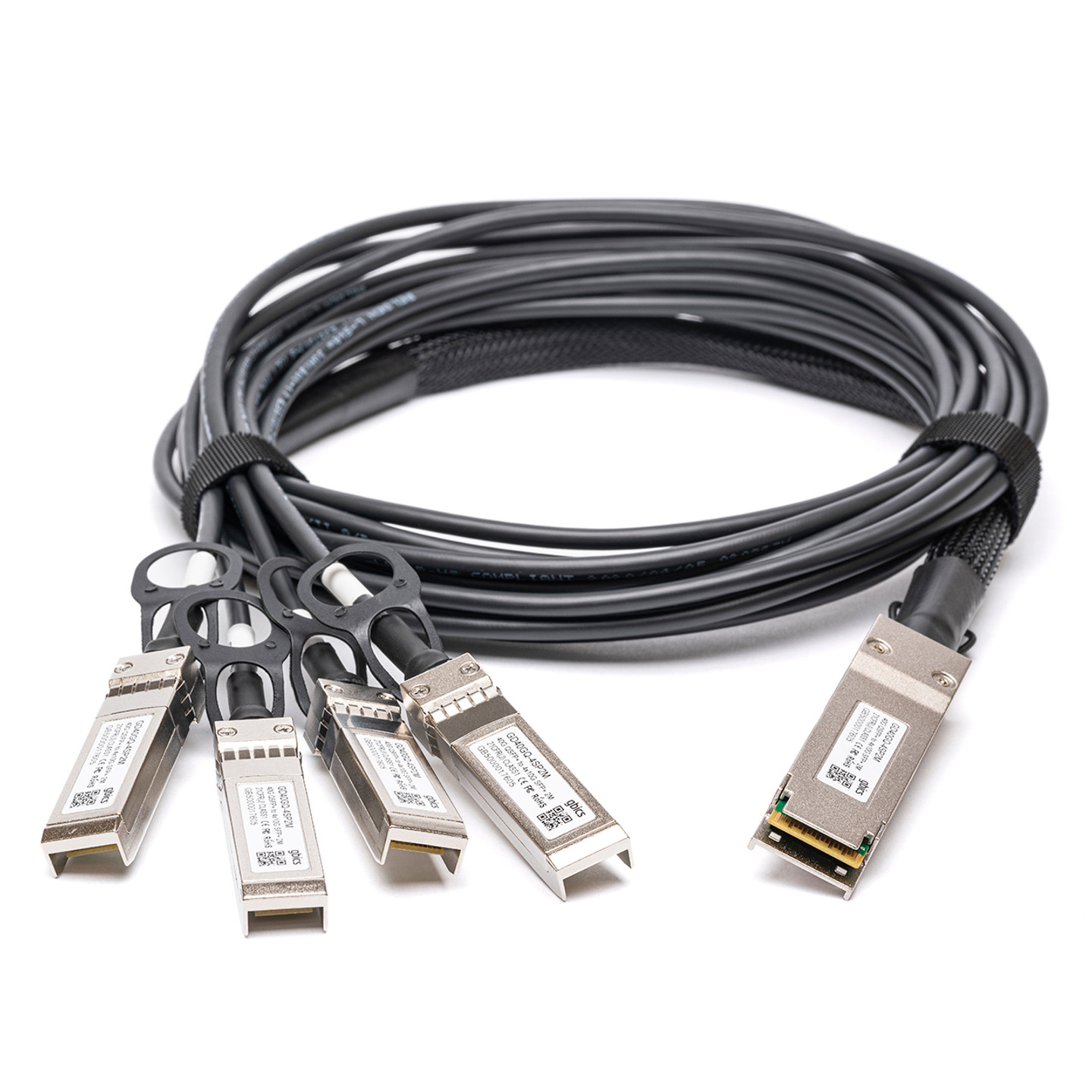 Cisco製品互換AOCブレークアウトケーブル 15m QSFP4X10AO15 1個