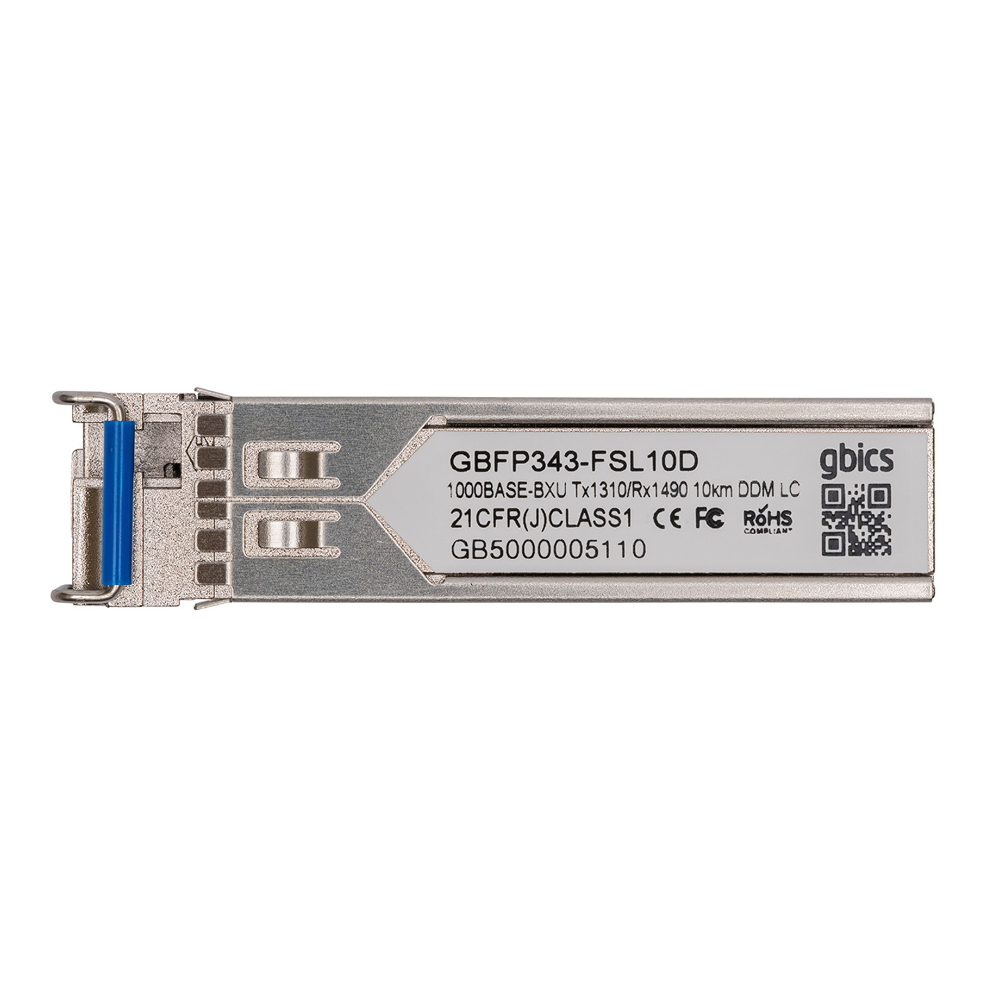 GLC-BX-U - Cisco 互換 1000BASE-BX-U BiDi SFP 1310nm-1490nm 10km