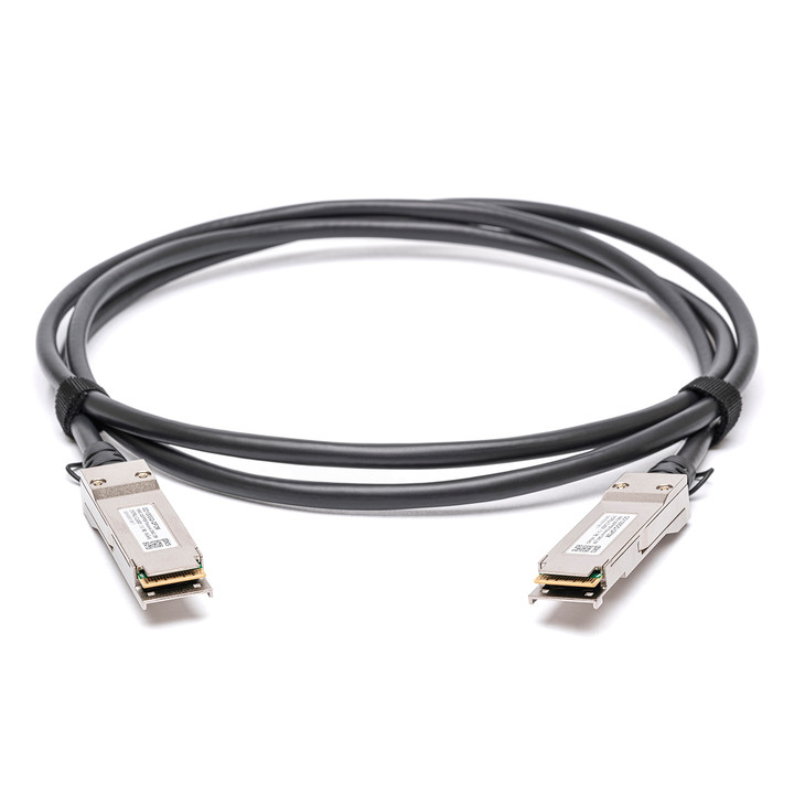 DAC-QSFP28-100G-2M - Câble Twinax en cuivre passif à fixation directe QSFP28 compatible Dell de 2 mètres 100G