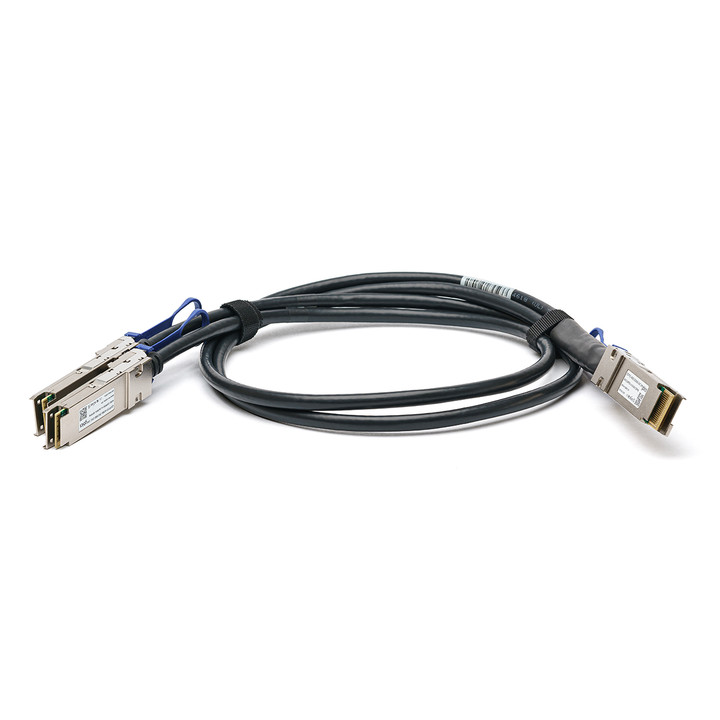 MCP7H60-W001R30 NVIDIA compatível com 1M 400G QSFP-DD para 2 x 200G QSFP56 cabo breakout de conexão direta passiva