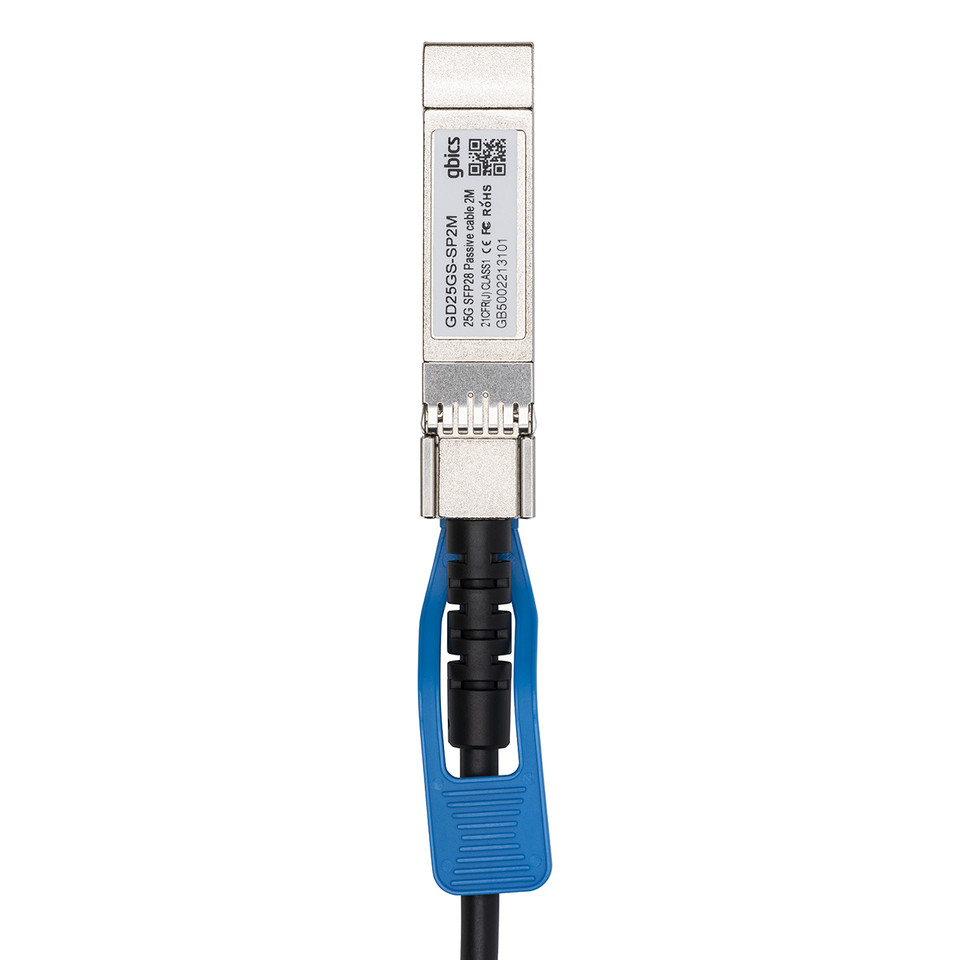 Dell Original 25GbE SFP28 Passive DAC Cable - 1 Meter - Compatible With SFP28 Ports - P/N 02JVDD