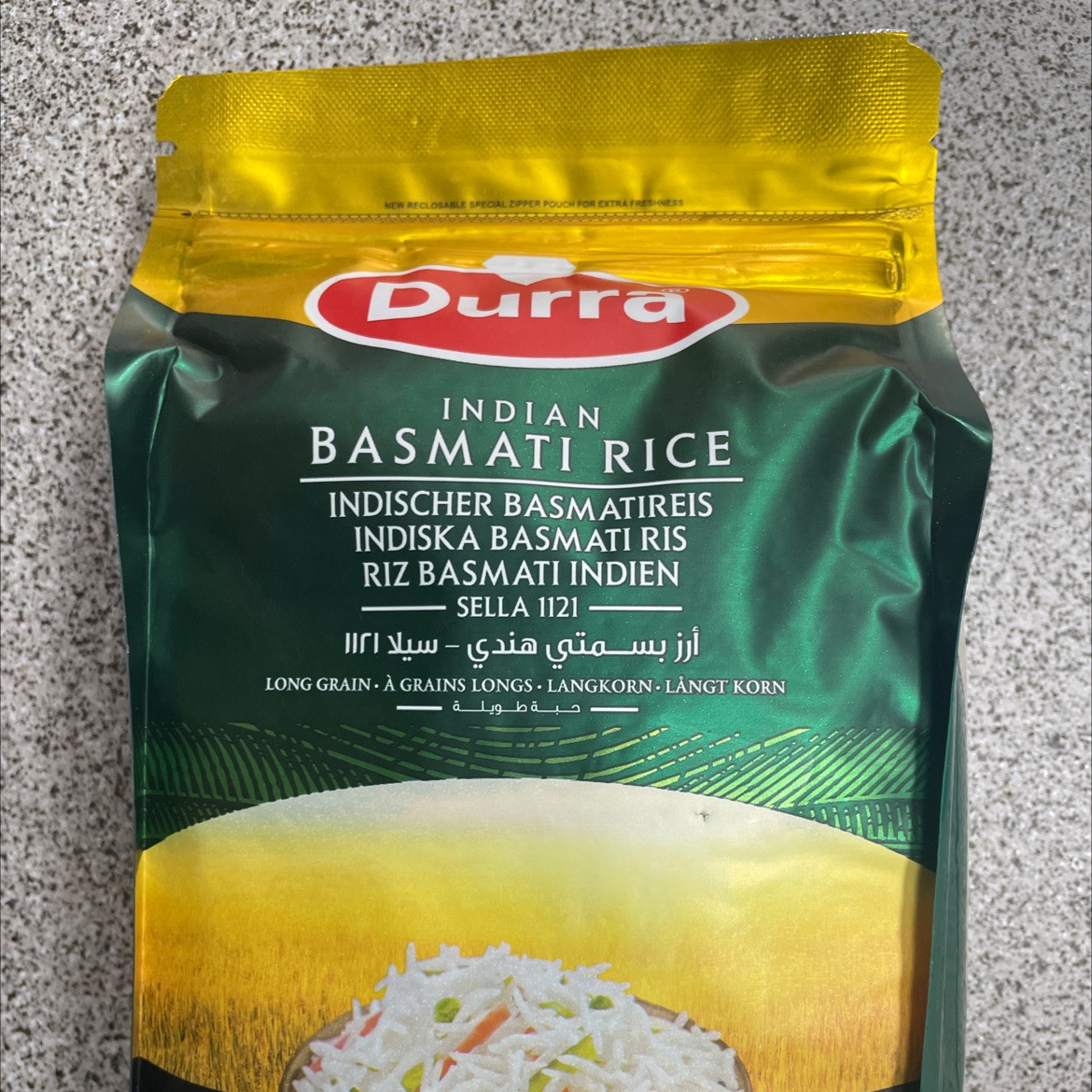 DURRA INDIAN BASMATI RICE 900g دره رز بسمتي هندي - Ammo Delivers Birmingham