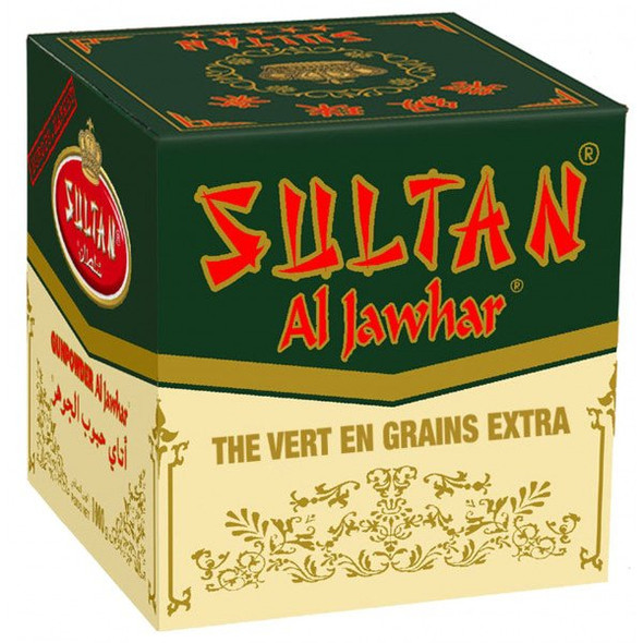 SULTAN AL JAWHAR 200G - سُلطان الجوكر الشاي الأخضر حبوب رفيع