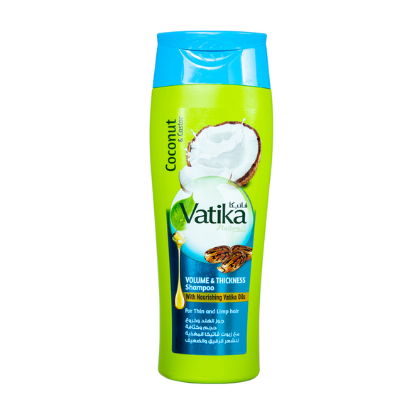 Vatika Coconut & Castor Volume & Thickness Shampoo 200ml - فاتيكا شامبو جوز الهند وخروع