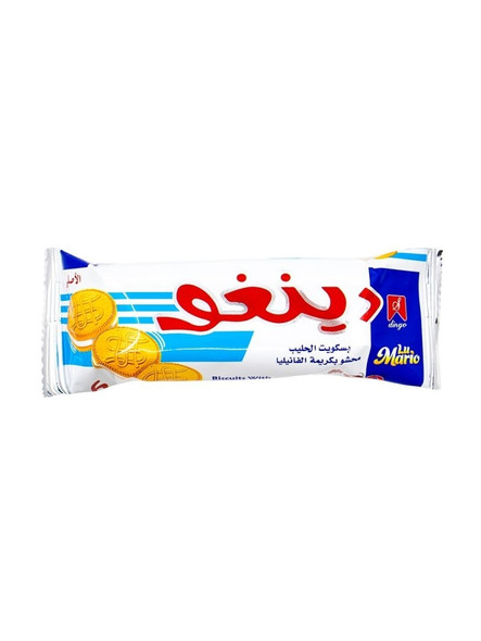 Dingo biscuit vanilla 30 g بسكويت الحليب محشو بكريمة الفانيلا