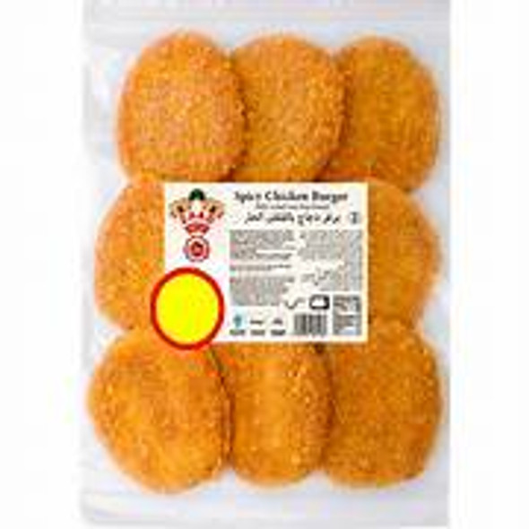 ZAAD BREADED SPICY CHICKEN BURGER 595G  زاد برغر دجاج بالفلفل الحار