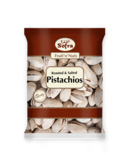 Sofra Pistachios Roasted & Salted 160g فستق سفرة محمص ومملح