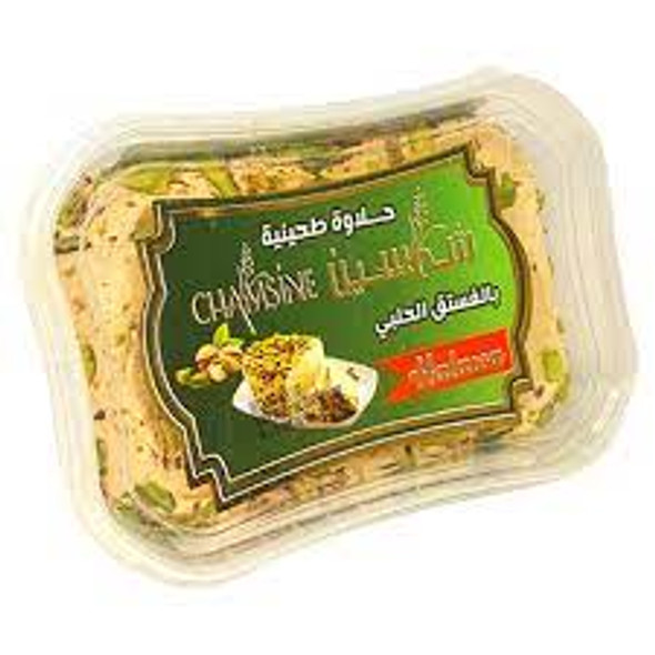 CHAMSINE  Halawa Pistachio 350g  شمسين حلاوه بالفسدق الحلبي