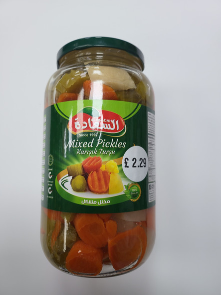 ALSAADAH MIXED PICKLES 1.35G السعاده مخلل مشكل