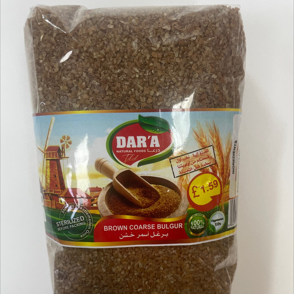 DARA BROWN COARSE BULGUR 800G دارا برغل بني خشن