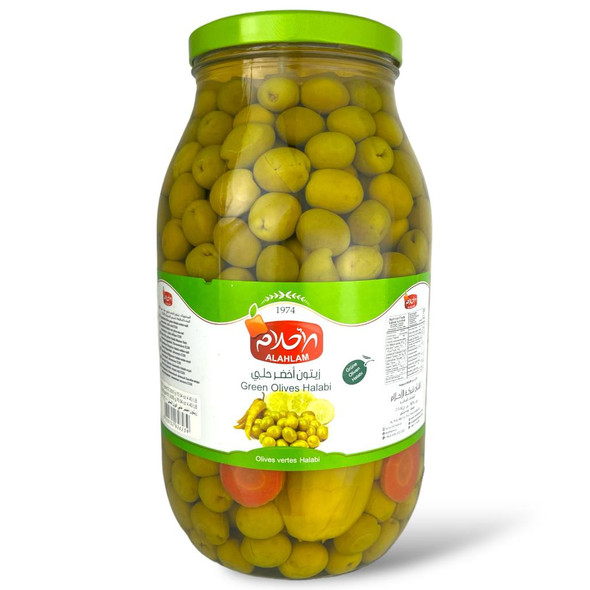 AHLAM GREEN OLIVES HALABI 3000G