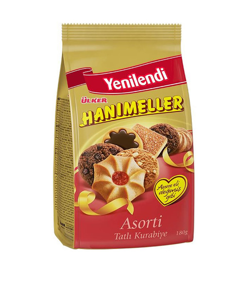 ULKER HANIMELLER ASSORTED BUISCUIT 170G أولكر هانيميلر بسكويت متنوع 