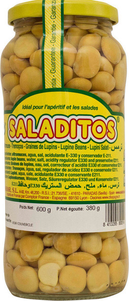 SALADITOS LUPIN 600G. سالاديتوس ترمس