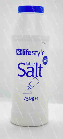 LIFESTYLE TABLE SALT 750G - لايف ستايل ملح طعام