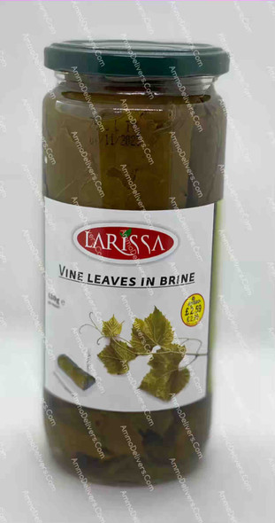 LARISSA VINE LEAVES IN BRINE 430G - لاريسا ورق عنب