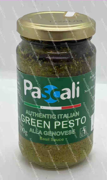 PASCALI BASIL SAUCE 190G - باسكالي سلطة خضراء بالريحان