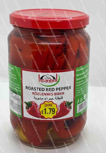 ISTANBUL ROASTED RED PEPPER 680G - إسطانبول فليفلة حمراء مشوية