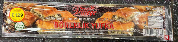 VILLAGE PASTRY SHEETS BOREKLIK YUFKA 400G - فيليج رقائق عجينة البرك