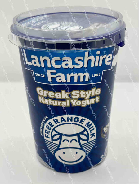 LANCASHIRE FARM GREEK STYLE NATURAL YOGURT 450G - مزارع لانكشير زبادي طبيعي يوناني