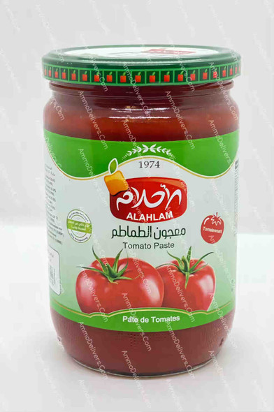 ALAHLAM TOMATO PASTE 660G - الأحلام معجون الطماطم