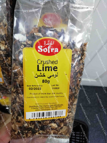 SOFRA CRUSHED LIME 80G - الصًفرة لومي خشن