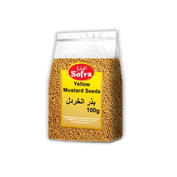 SOFRA YELLOW MUSTARD SEEDS 100G - الصًفرة بذر الخردل