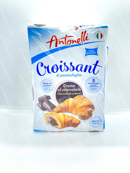 ANTONELLI CROISSANT CHOCOLATE CREAM 5PK 250G - انتونيللي كوروسانت بالشيكولاته