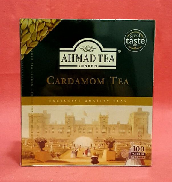 AHMAD TEA CARDAMON 100 TEA BAGS 200 G أحمد شاي بالهيل