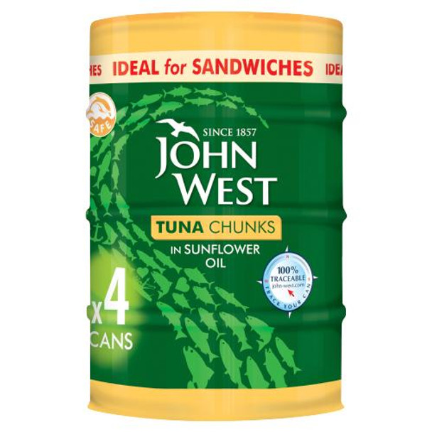 JOHNWEST TUNA IN SUNFLOWER  X4