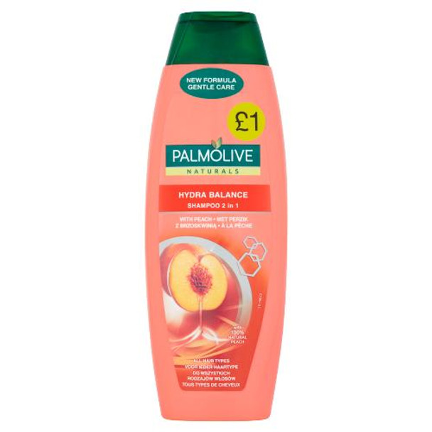 Palmolive Naturals Shampoo 2 in 1 With Peach 350 ml - بالموليف شامبو بالخوخ