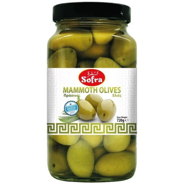 SOFRA MAMMOTH OLIVES 720G  زيتون سفرة الماموث