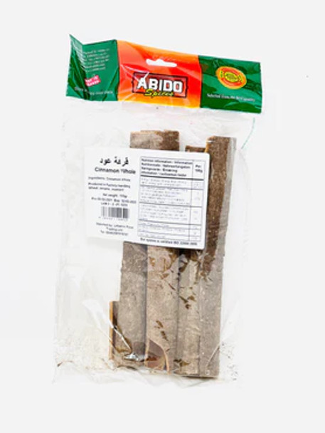 ABIDO CINNAMON WHOLE 100G  عبيدو قرفة عود 