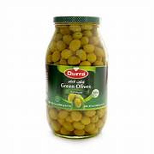 AL DURRA WHOLE GREEN OLIVES (SALKINI) 2900G   زيتون اخضر سلقيني