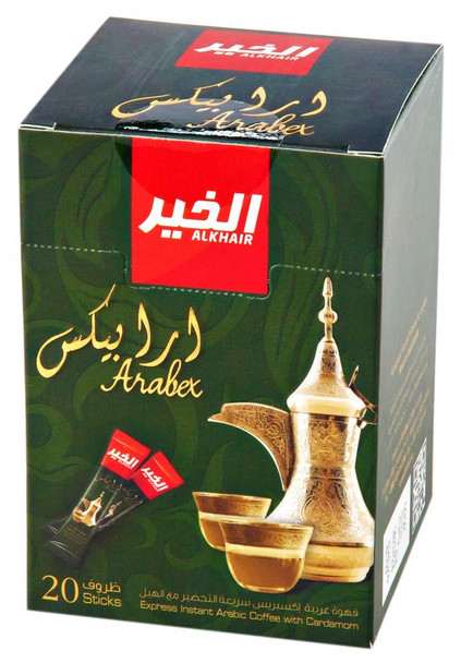 ALKHAIR ARABEX EXTRA CARDAMOM 20 SACHET- الخير قهوة عربية