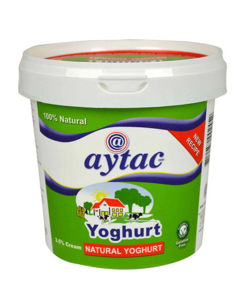 AYTAC NATURAL YOGHURT 3.5% 1KG  ايتاك زبادي طبيعي