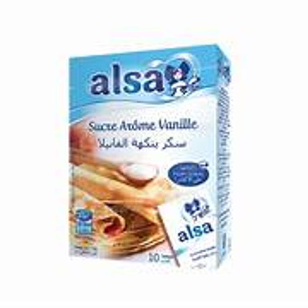 ALSA VANILLA SUGAR 75G (10 SACHETS)  الزا سكر بنكهة الفانيلا