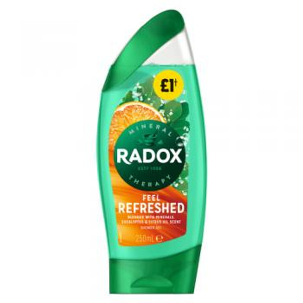 Radox Feel Refreshed Shower Gel 250ml - جل استحمام رادوكس أشعر بالإنتعاش 