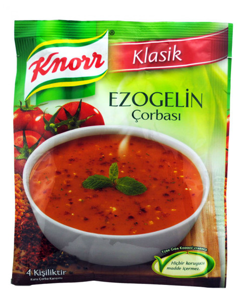 KNORR EZOGELIN CORBASI SOUP 65G - كنوور شوربة العدس الأحمر مع الأرز