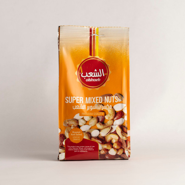 Alshaeb Rostery Super Mixed Nuts 200G- مكسرات سوبر الشعب