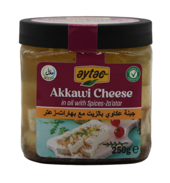 AYTAC AKKAWI CHEESE ZAATAR 250G  أيتاك جبن عكاوي زعتر