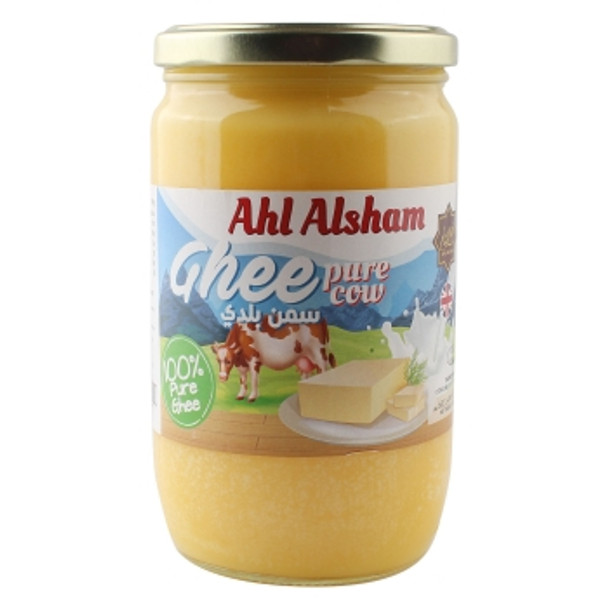 AHL ALSHAM GHEE PURE COW 600G   اهل الشام سمن بلدي