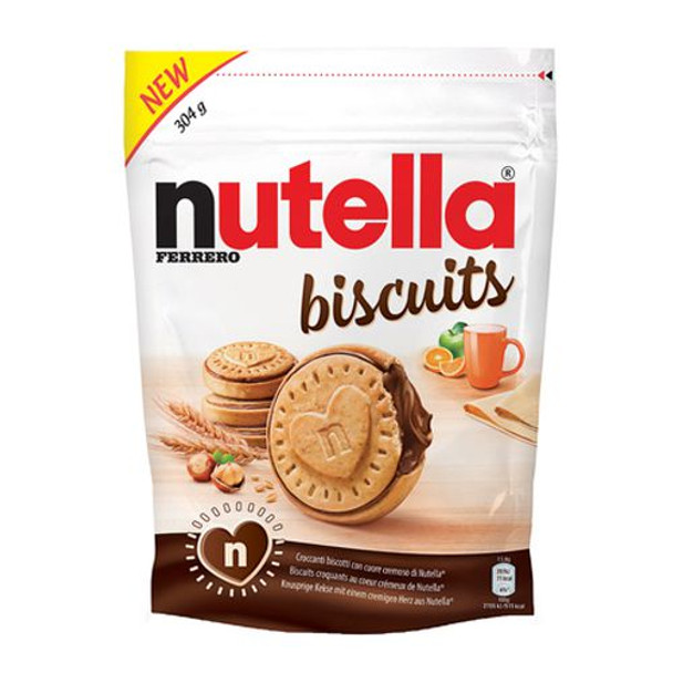 NUTELLA BISCUIT FERRERO 304G. نوتيلا بسكويت فيريرو