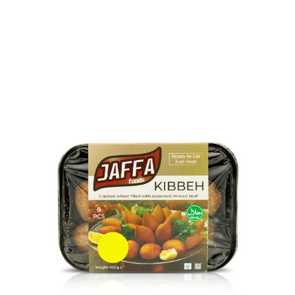 JAFFA KIBBEH SEASONED MINCED BEEF 400g كبة يافا لحم بقري مفروم متبل 400 جرام