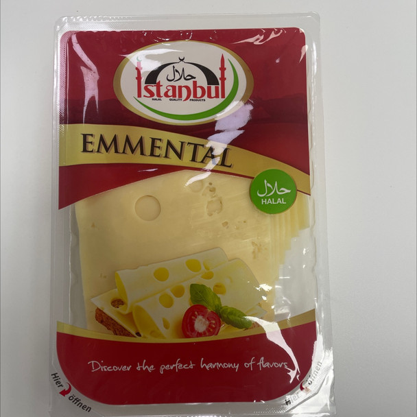 ISTANBUL EMMENTAL SLICED CHEESE 150G شرائح جبن اسطنبول إيمنتال 150 جرام