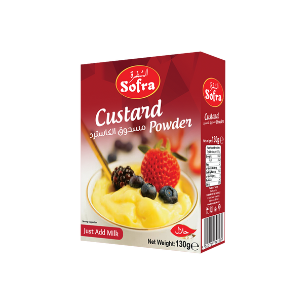 SOFRA CUSTARD POWDER 130G بودرة كاسترد سوفرا