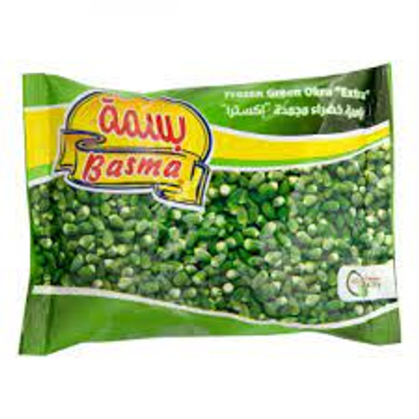 BASMA FROZEN GREEN OKRA (EXTRA ) 400G بسمة بامية خضراء مجمدة (إضافية) 400 جرام