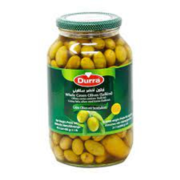 TEEBAH SALKINI GREEN OLIVES 1250Gطيبة سلقيني زيتون أخضر  1250 جرام